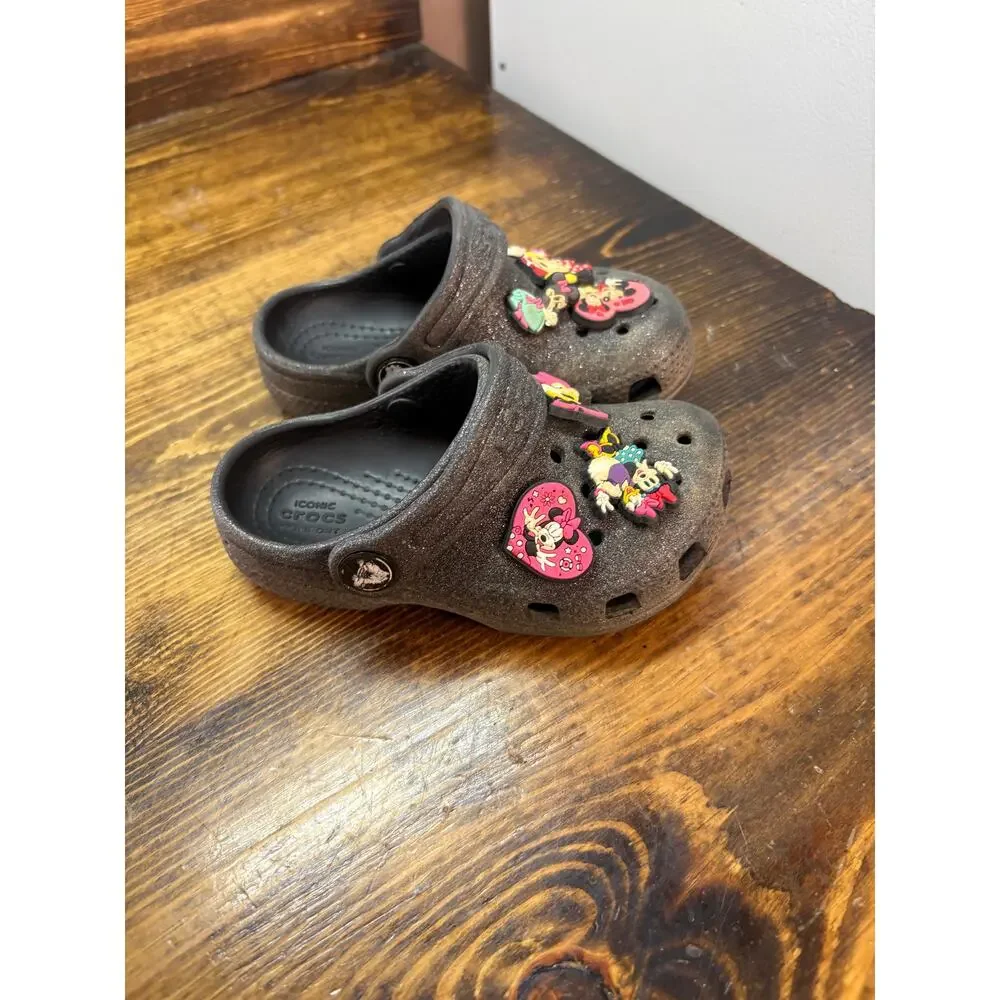 Crocs Black Clogs‎ Size C7